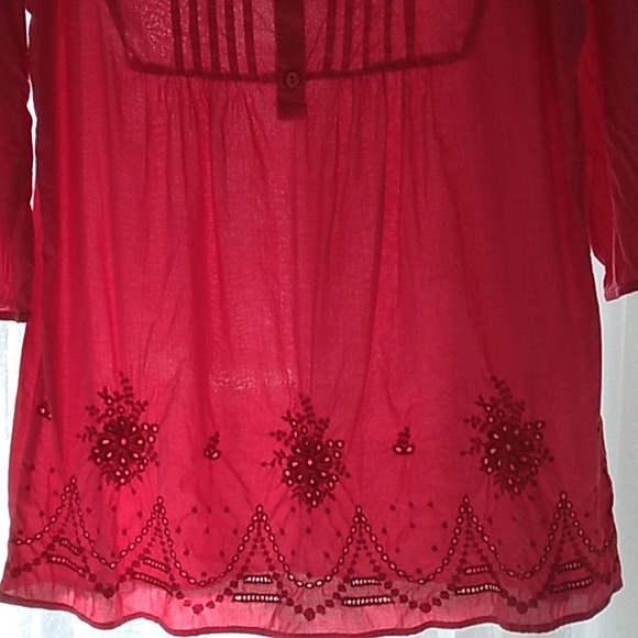 Women's Raspberry Blouse - Picture 15 of 16